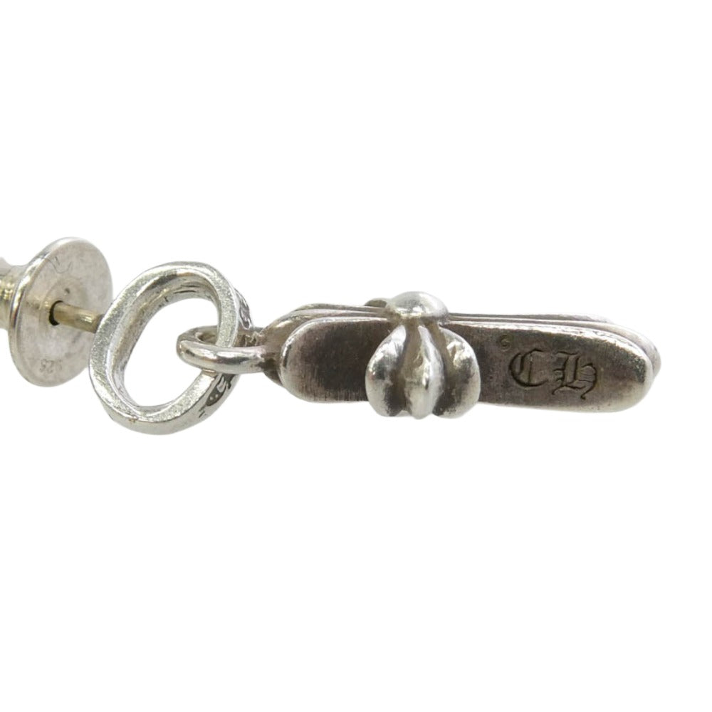 CHROME HEARTS クロムハーツ（原本無） ユナイテッドアローズ購入レシート付属 BBY F PPRCHN ベイビーファットドロップ ピアス シルバー系【中古】
