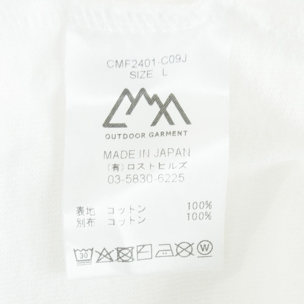 CMF OUTDOOR GARMENT シーエムエフアウトドアガーメント CMF2401-C09J SLOW DRY POCKET TEE ポケット Tシャツ 半袖 カットソー ホワイト系 L【中古】