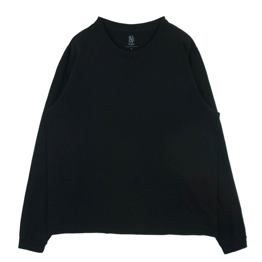 バトナー BN-20FM-002 DRY TOUCH CREW NECK SHIRT クルーネック 長袖 カットソー ブラック系 3【中古】