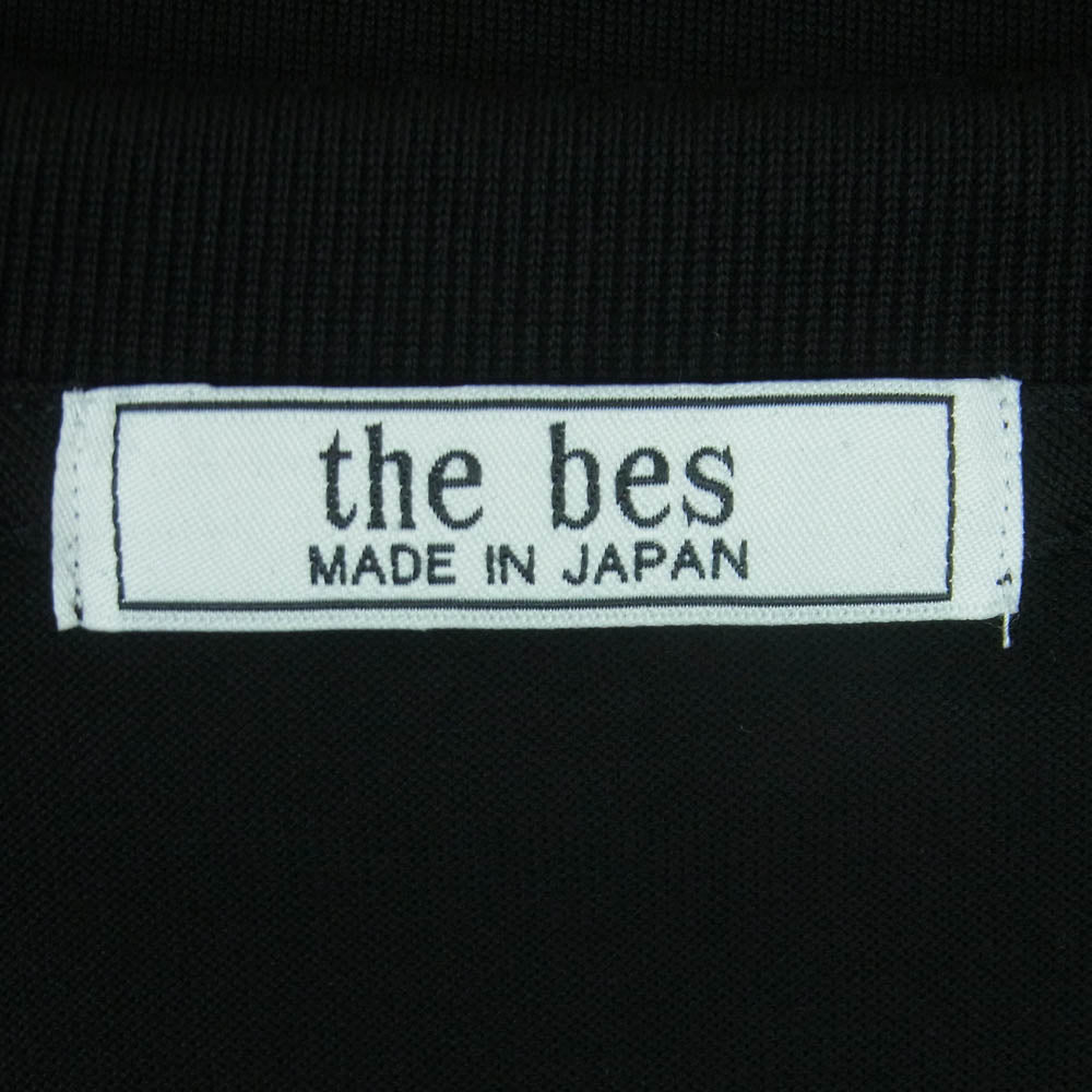 ザ・ベス スビンギザジャージー ポケット付き ロングスリーブ 長袖 カットソー ブラック系 サイズ表記なし【美品】【中古】
