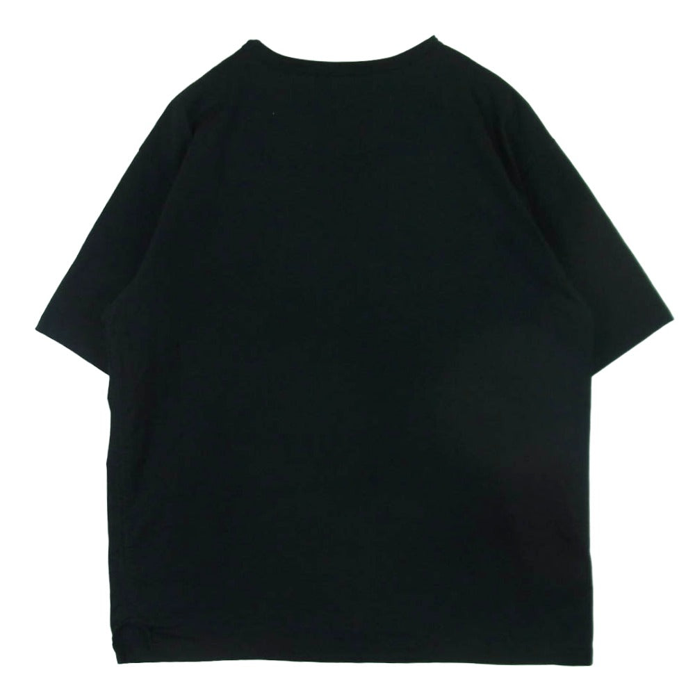 サルト 000-09001 PREMIUM COTTON JERSEY Ladder seam CREW NECK S/S プレミアム コットン ジャージー ラダーシーム クルーネック 半袖 カットソー Tシャツ ブラック系 L【中古】
