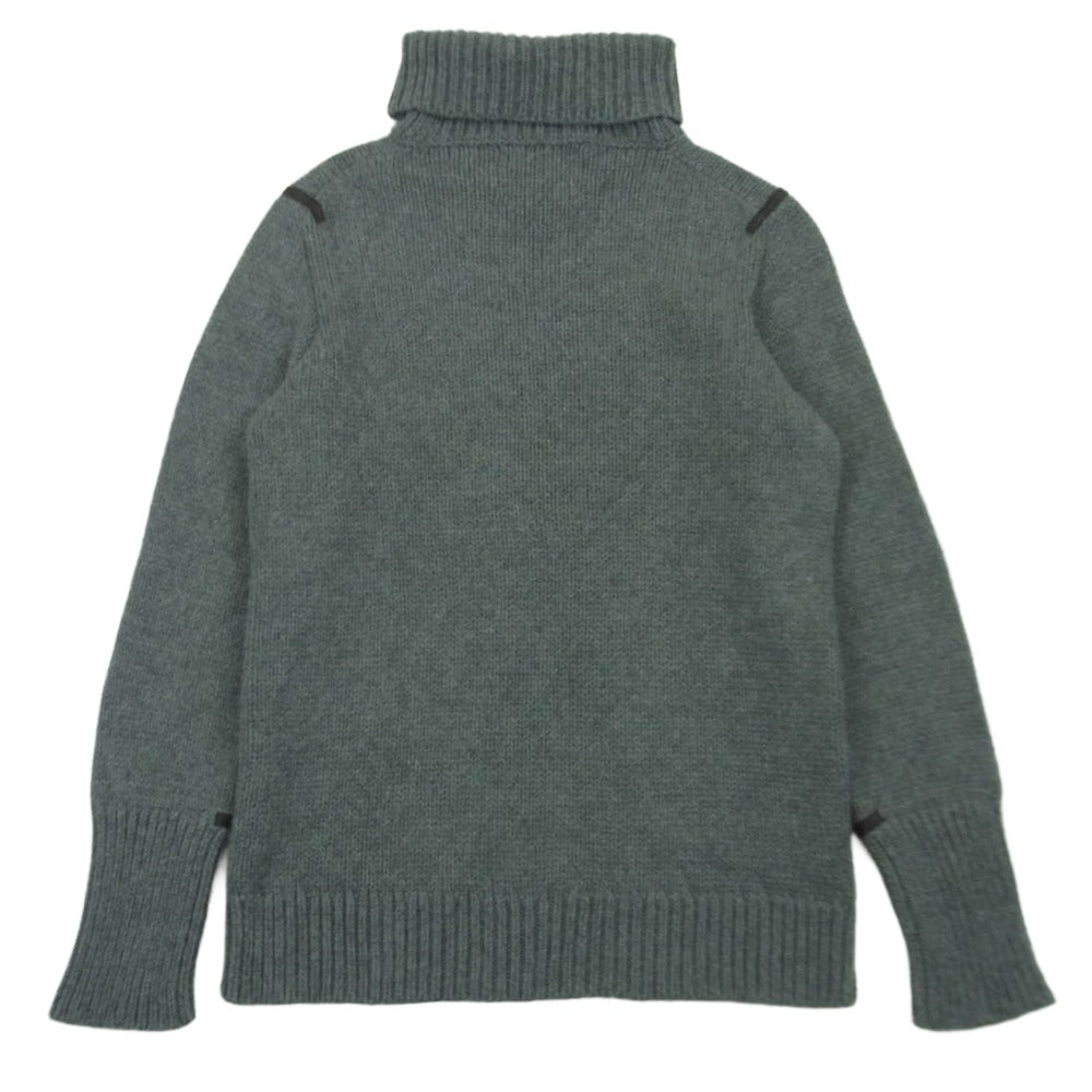 ザ イノウエブラザーズ ローゲージ アルパカ ウール タートルネック ニット セーター グレー系 M【中古】