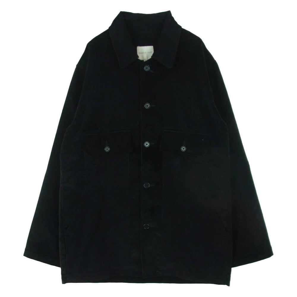ニコラスデイリー コーデュロイ シャツ ジャケット ブラック系 38【中古】