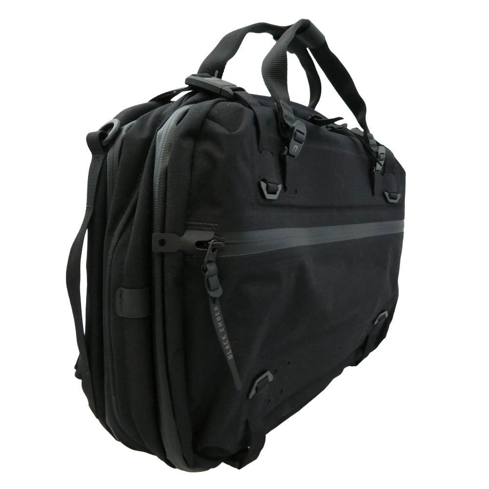 ブラックエンバー 7220221 FORGE フォージ 30L 3WAY バッグ ブリーフ リュック ハンドバッグ ショルダーバッグ ブラック系【美品】【中古】