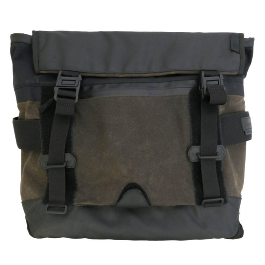 バッグジャック Next Level Messenger M Black Body waxed オイルド メッセンジャー バッグ カーキ系【中古】