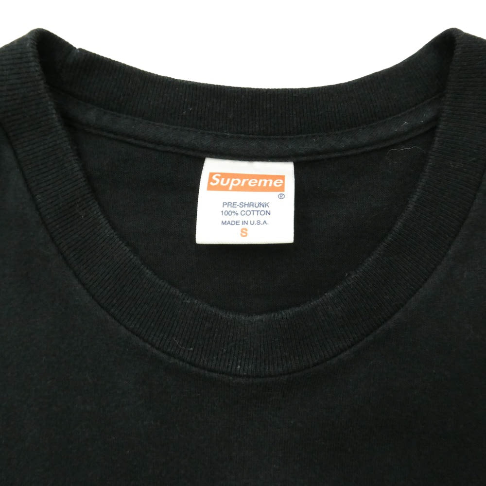 Supreme シュプリーム 13SS RECKLESS ROOTS ROCKERS TEE フロント バック ボックスロゴ プリント Ｔシャツ 半袖カットソー ブラック系 S【中古】