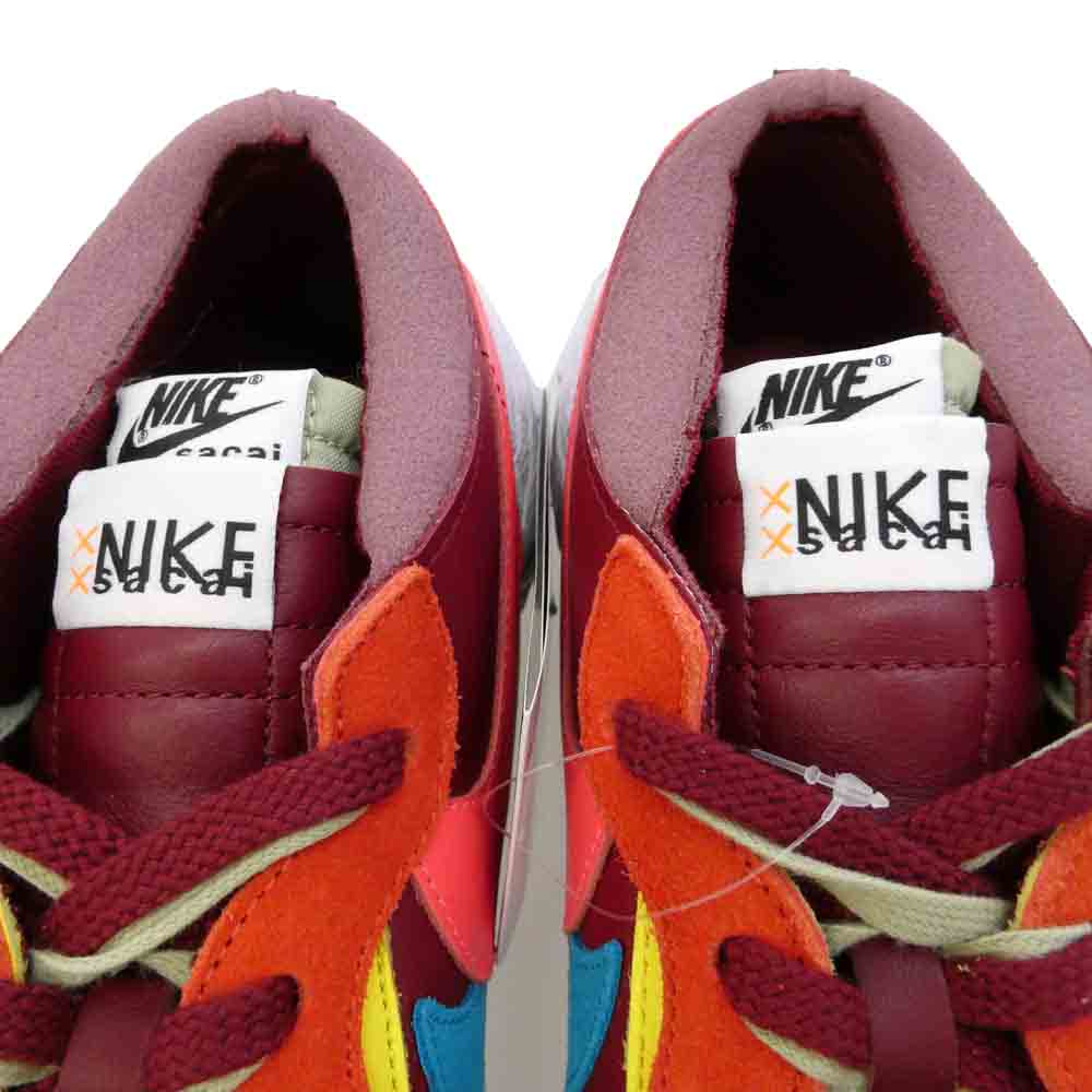 NIKE ナイキ DM7901-600 × sacai × KAWS Blazer Low Team Red サカイ カウズ ブレーザー ロー チームレッド ローカットスニーカー マルチカラー系 29cm【極上美品】【中古】