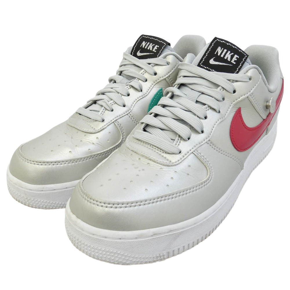 NIKE ナイキ DM6177-095 Air Force 1 low Lucha Libre エアフォース1 ロー ルチャリブレ ローカット スニーカー 着脱可付属 パーツ付 シルバー系 27.5cm【中古】