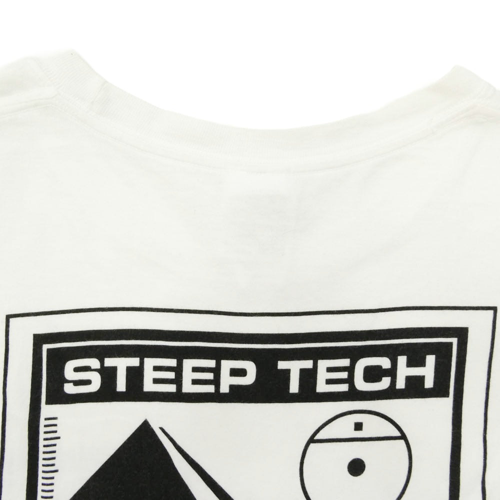 Supreme シュプリーム 16SS NT016041 Steep Tech T Shirt スティープ テック フロント バック ボックスロゴ プリント Tシャツ 半袖カットソー ホワイト系 L【中古】