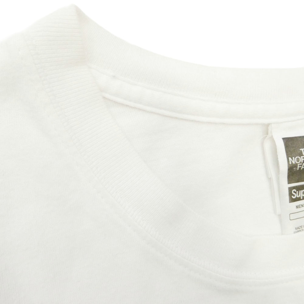 Supreme シュプリーム 16SS NT016041 Steep Tech T Shirt スティープ テック フロント バック ボックスロゴ プリント Tシャツ 半袖カットソー ホワイト系 L【中古】