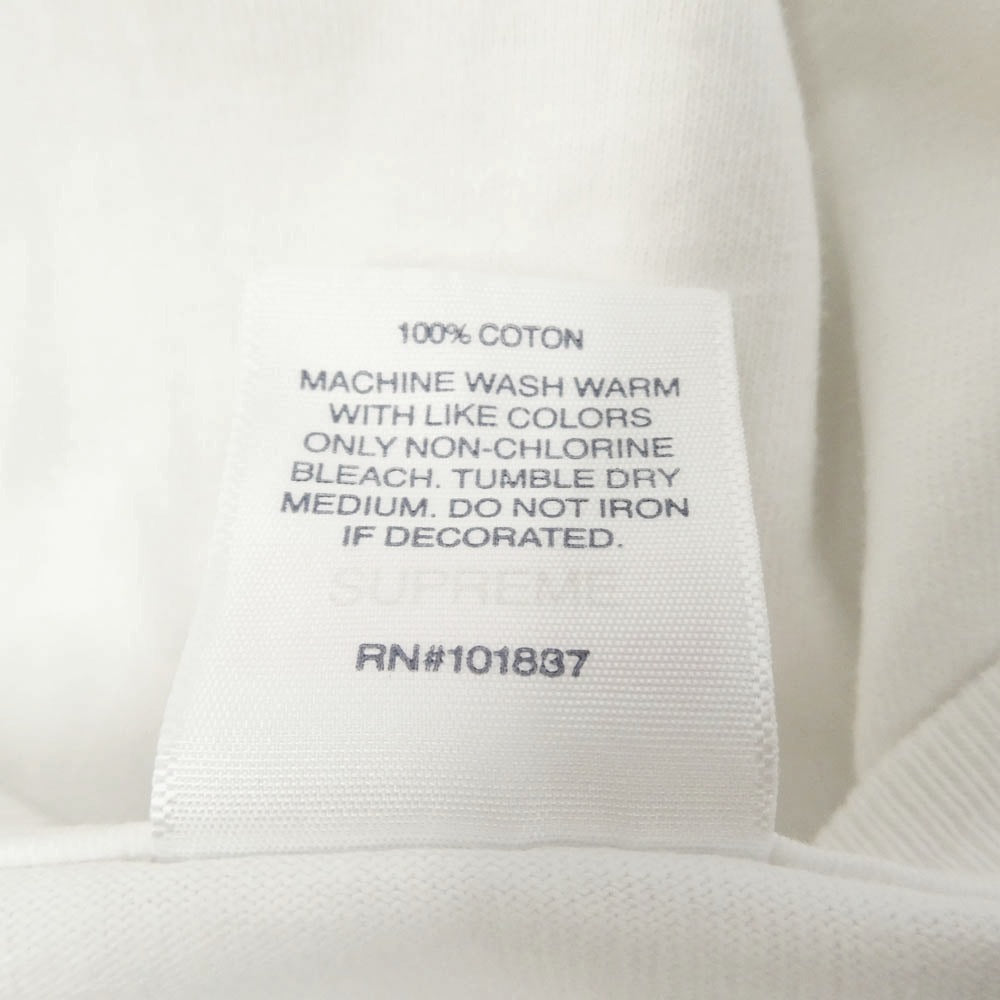 Supreme シュプリーム 22SS × Futura Tee フューチュラ グラフィック プリント クルーネック 半袖 Tシャツ カットソー ホワイト系 XL【中古】