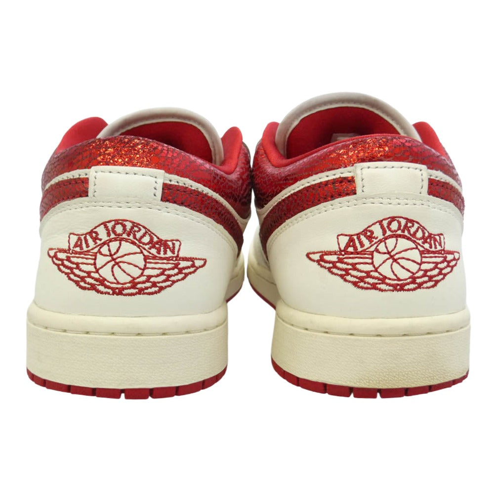 NIKE ナイキ HJ9338-106 Women's Air Jordan 1 Low SE Sail Team Red Varsity Red ウィメンズ エアジョーダン1 ローカット スニーカー ホワイト系 レッド系 28.5cm【中古】
