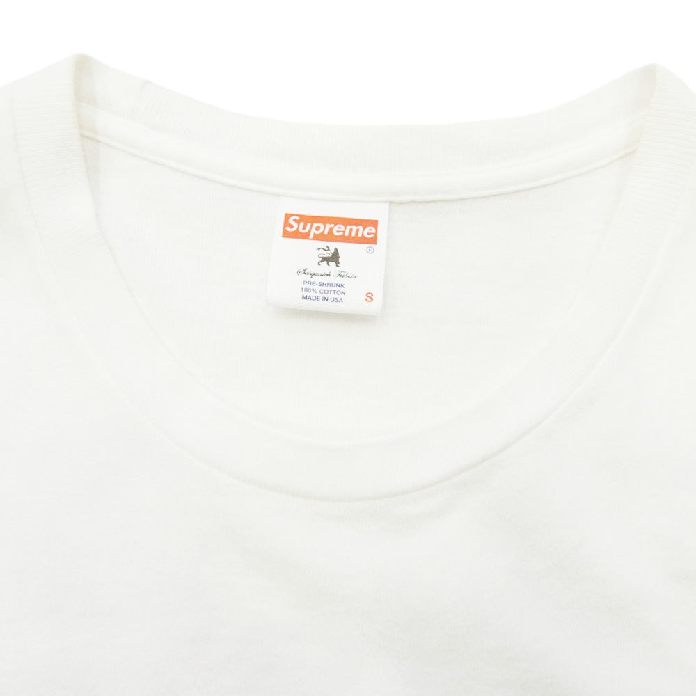Supreme シュプリーム 16SS × Sasquatchfabrix Shunga L/S Tee サスクワァッチファブリックス 春画 シュンガ ロングスリーブ Ｔシャツ 長袖 カットソー ホワイト系 S【中古】