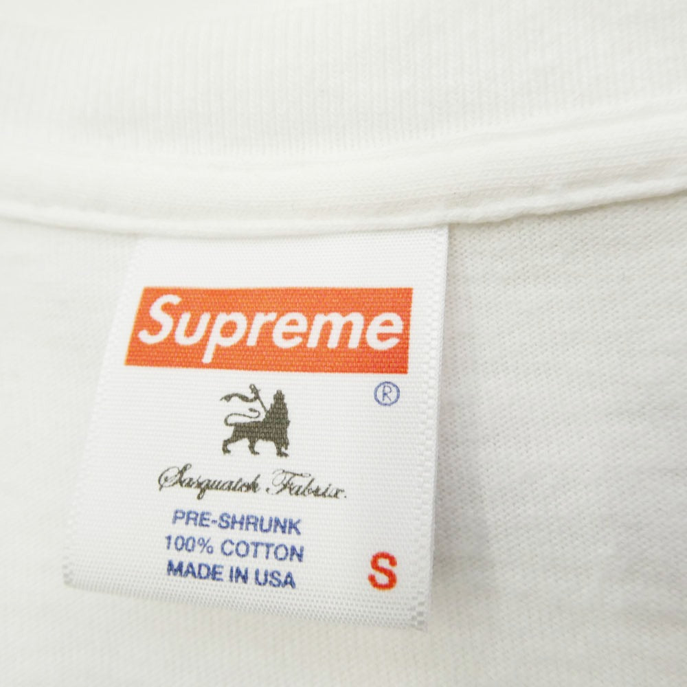 Supreme シュプリーム 16SS × Sasquatchfabrix Shunga L/S Tee サスクワァッチファブリックス 春画 シュンガ ロングスリーブ Ｔシャツ 長袖 カットソー ホワイト系 S【中古】
