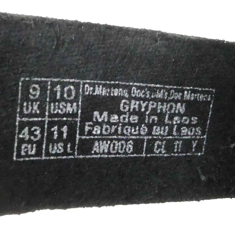 Dr.Martens ドクターマーチン 15695001 GRYPHON グリフォン ベルテッド レザー ストラップ サンダル ブラック系 9【極上美品】【中古】