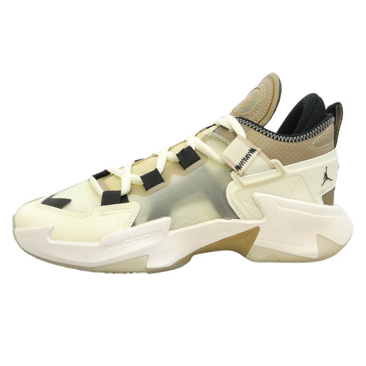 NIKE ナイキ DC3638-102 Jordan Why Not Zer0.5 Coconut Milk Khaki Rattan Black ジョーダン ワイノット バスケットボール シューズ バッシュ ローカット スニーカー マルチカラー系 26cm【極上美品】【中古】