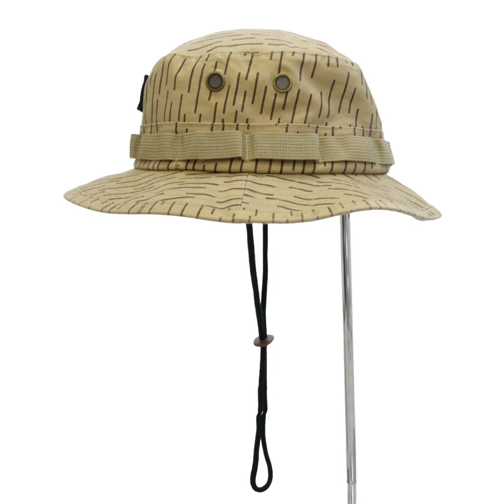 Supreme シュプリーム 24AW Military Boonie HAT ミリタリー ピンズ ブーニー ハット 帽子 ベージュ系 ブラウン系 60cm(M/L)【中古】