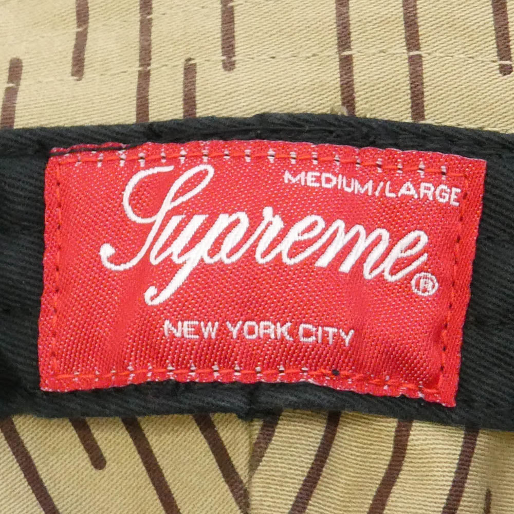 Supreme シュプリーム 24AW Military Boonie HAT ミリタリー ピンズ ブーニー ハット 帽子 ベージュ系 ブラウン系 60cm(M/L)【中古】