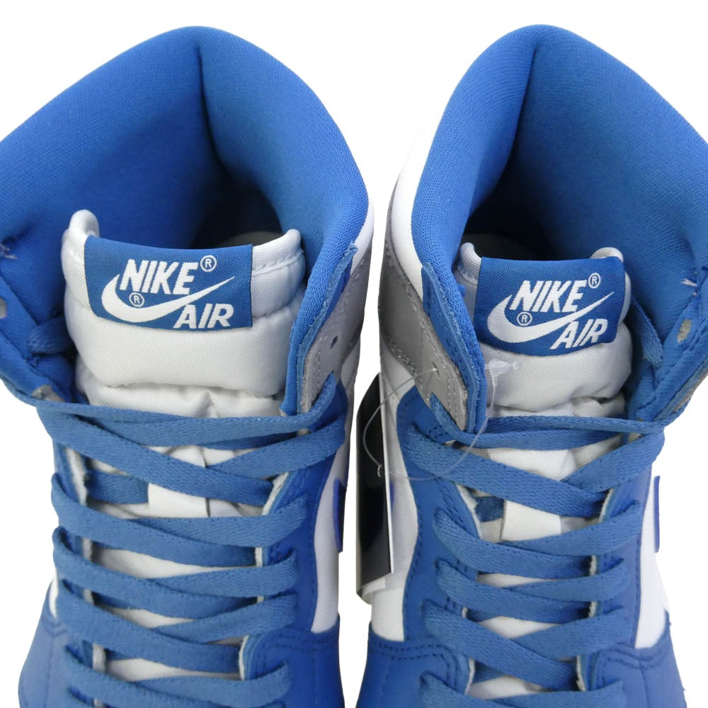 NIKE ナイキ DZ5485-410 Air Jordan 1 High OG True Blue エアジョーダン1 ハイ OG トゥルーブルー ハイカットスニーカー ブルー系 グレー系 27.5cm【新古品】【未使用】【中古】