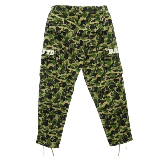 A BATHING APE アベイシングエイプ 001PTE231903X × UNDEFEATED アンディフィーテッド ABC 6POCKET PANTS カモフラ柄 6ポケット カーゴパンツ マルチカラー系 S【中古】
