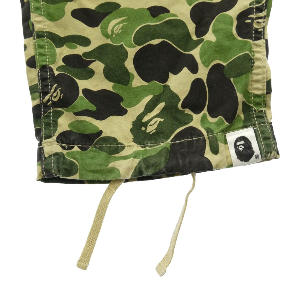 A BATHING APE アベイシングエイプ 001PTE231903X × UNDEFEATED アンディフィーテッド ABC 6POCKET PANTS カモフラ柄 6ポケット カーゴパンツ マルチカラー系 S【中古】