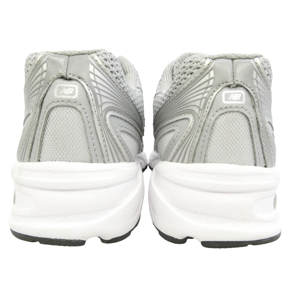 NEW BALANCE ニューバランス U740SG2 740 オープンニット メッシュ ツートンカラー ローカット スニーカー グレー系 シルバー系 24cm【中古】