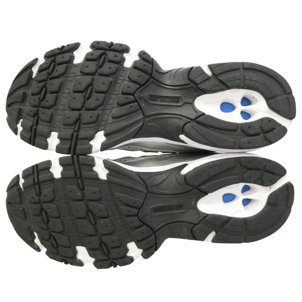 NEW BALANCE ニューバランス U740SG2 740 オープンニット メッシュ ツートンカラー ローカット スニーカー グレー系 シルバー系 24cm【中古】