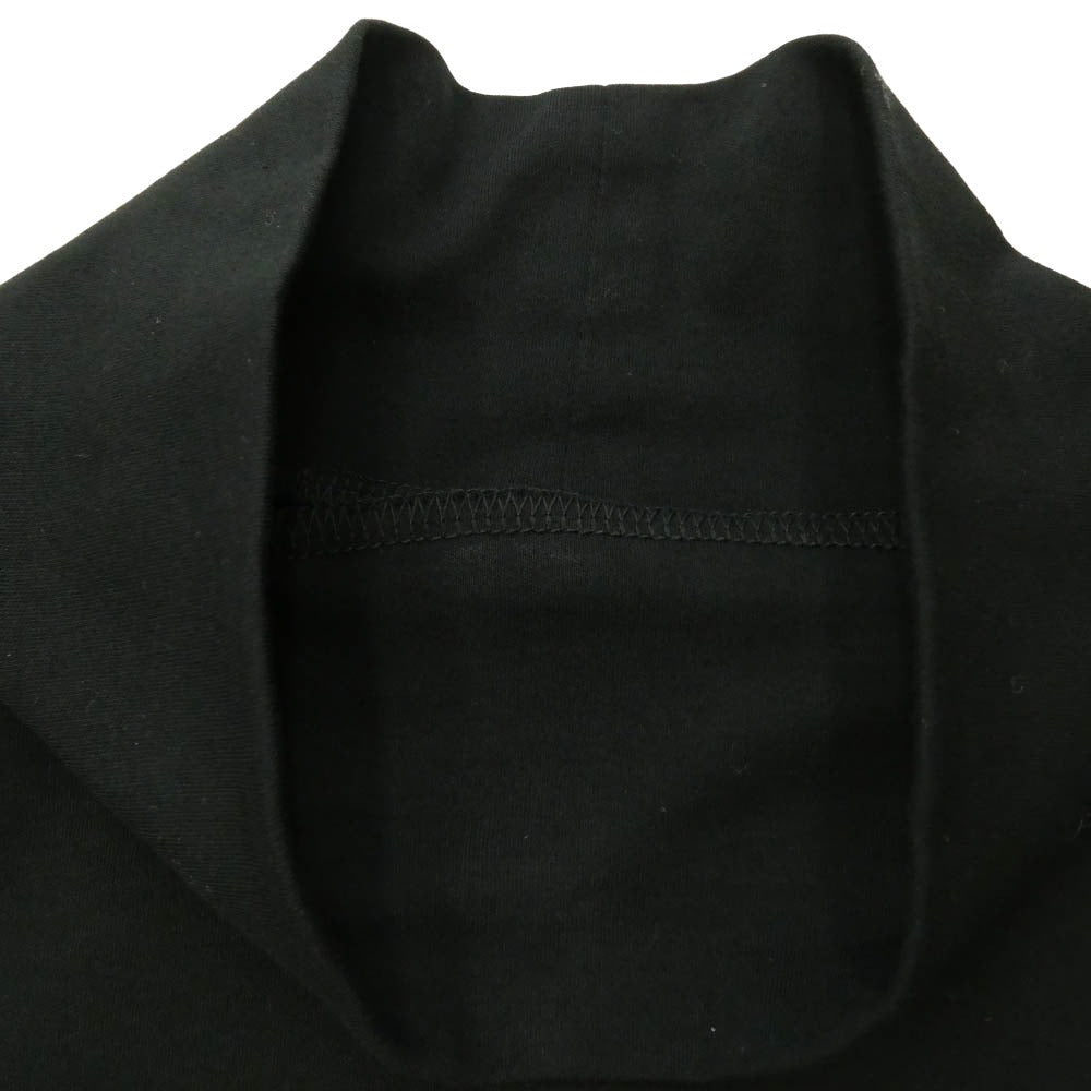 強撚綿の ワイド モックネック ワンピース 黒色 ブラック系【中古】