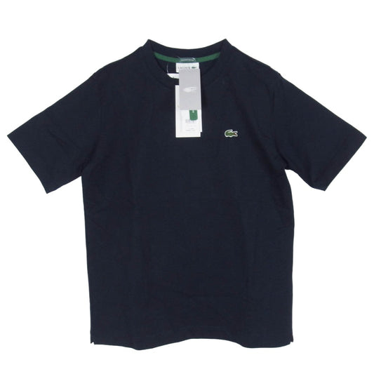 LACOSTE ラコステ BEAMS ビームス TH532LJ-99 × BEAMS ビームス 別注 バックプリント 刺繍 ロゴ 半袖 Ｔシャツ カットソー ネイビー系 2【極上美品】【中古】