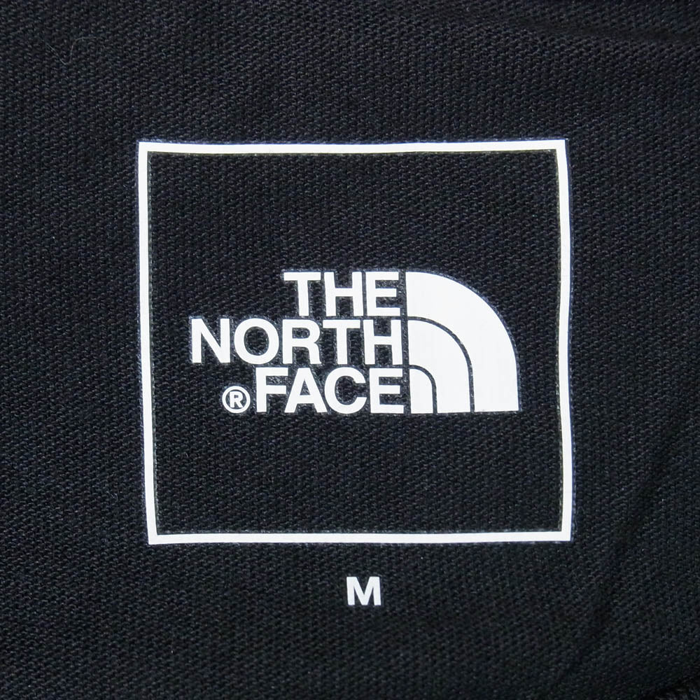 THE NORTH FACE ノースフェイス NT32546 S/S Flower Logo Tee ショートスリーブ フラワーロゴ 半袖 Tシャツ カットソー ブラック系 M【新古品】【未使用】【中古】