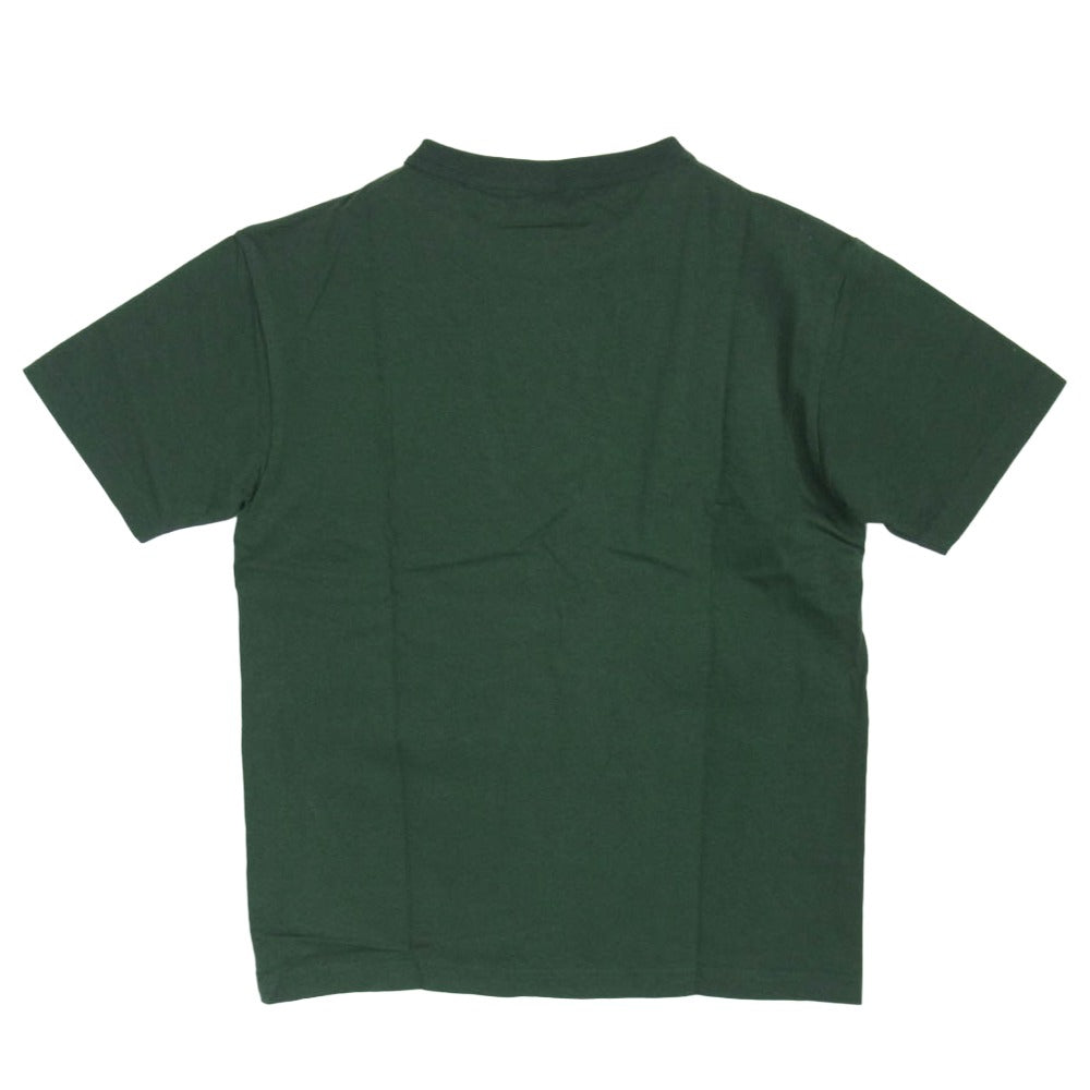 Champion チャンピオン C5-Z305 USA製 MICHIGAN STATE UNIVERSITY カレッジプリント 半袖 Tシャツ モスグリーン系 M【新古品】【未使用】【中古】