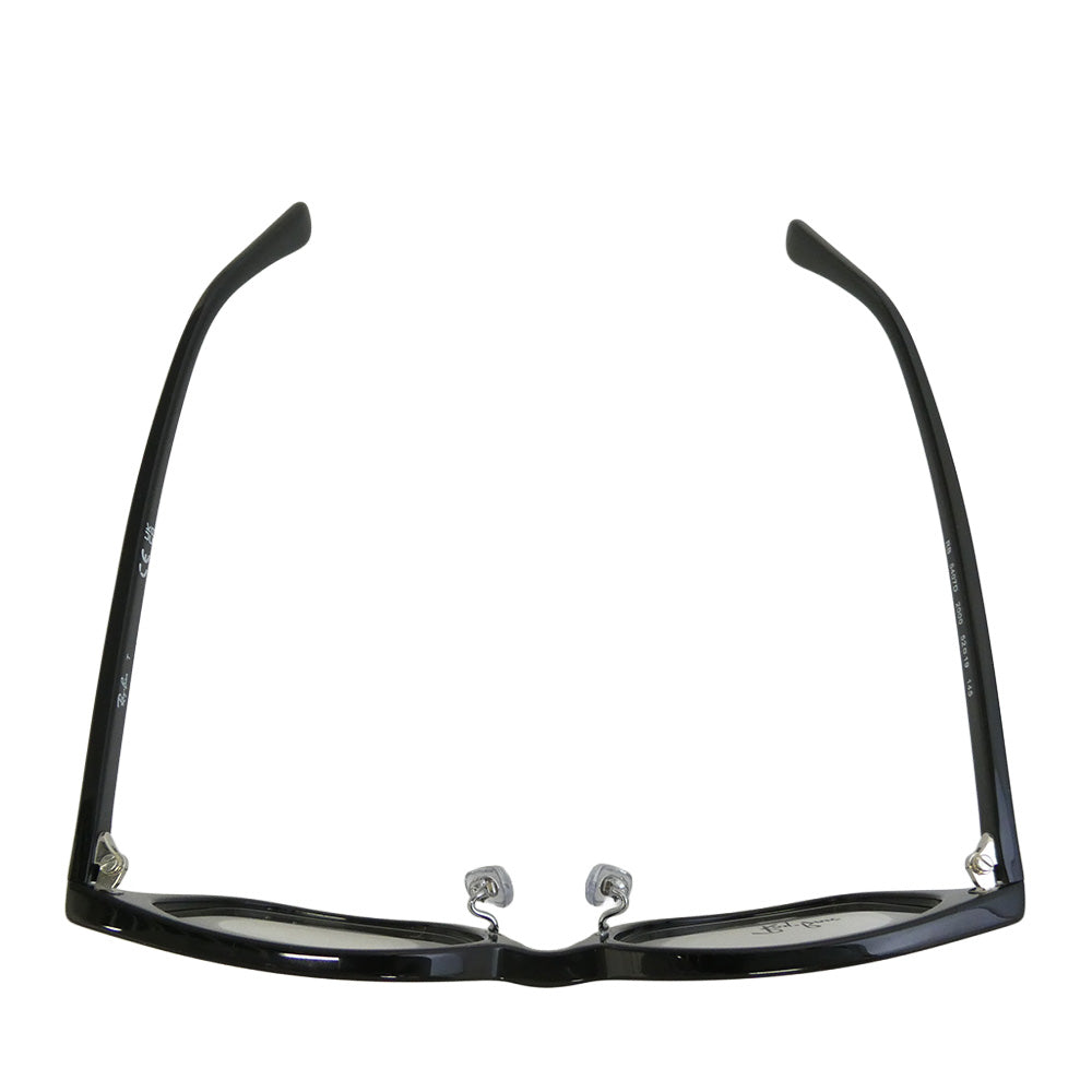 Ray-Ban レイバン RB5407D-2000 OPTICS スクエア ウェリントンフォルム 眼鏡 メガネ アイウェア フレーム：ブラック系　レンズ：クリア 52□19【中古】
