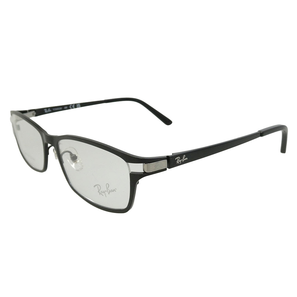 Ray-Ban レイバン RX8727D-1074 チタン製 フレーム 眼鏡 メガネ アイウェア フレーム：ブラック系　レンズ：クリア 54□16【極上美品】【中古】