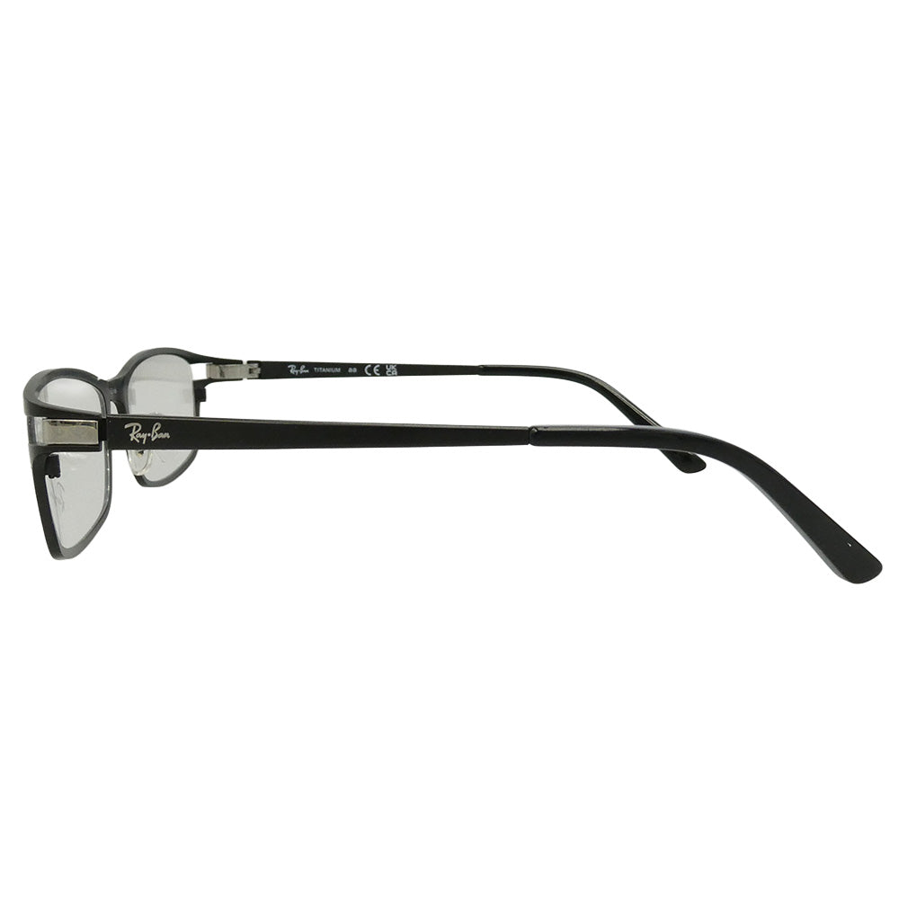 Ray-Ban レイバン RX8727D-1074 チタン製 フレーム 眼鏡 メガネ アイウェア フレーム：ブラック系　レンズ：クリア 54□16【極上美品】【中古】