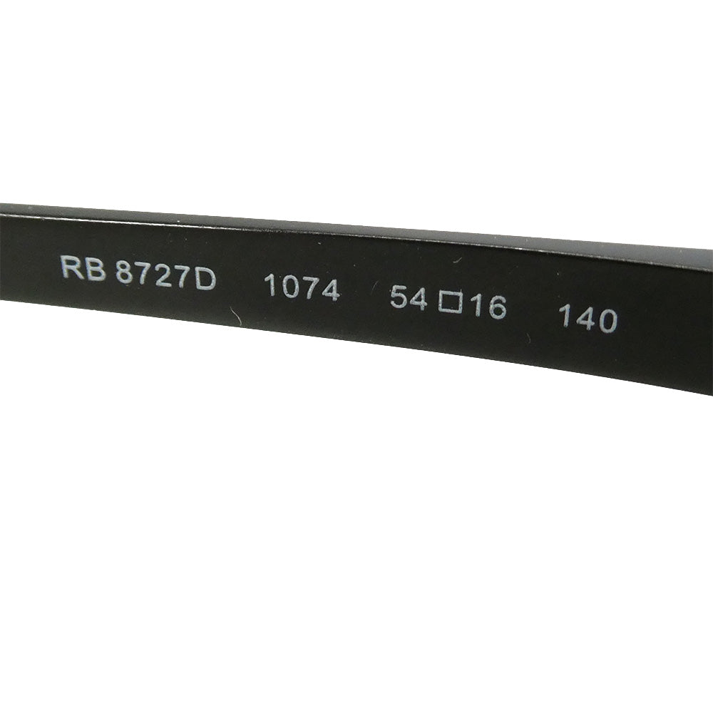 Ray-Ban レイバン RX8727D-1074 チタン製 フレーム 眼鏡 メガネ アイウェア フレーム：ブラック系　レンズ：クリア 54□16【極上美品】【中古】