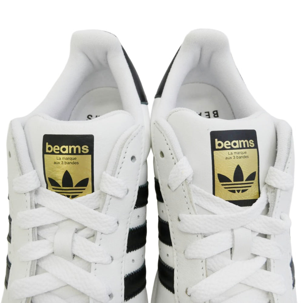 adidas アディダス BEAMS ビームス JR4422 × BEAMS Superstar 2 ビームス スーパースター 2 スニーカー ホワイト系 26.5cm【新古品】【未使用】【中古】