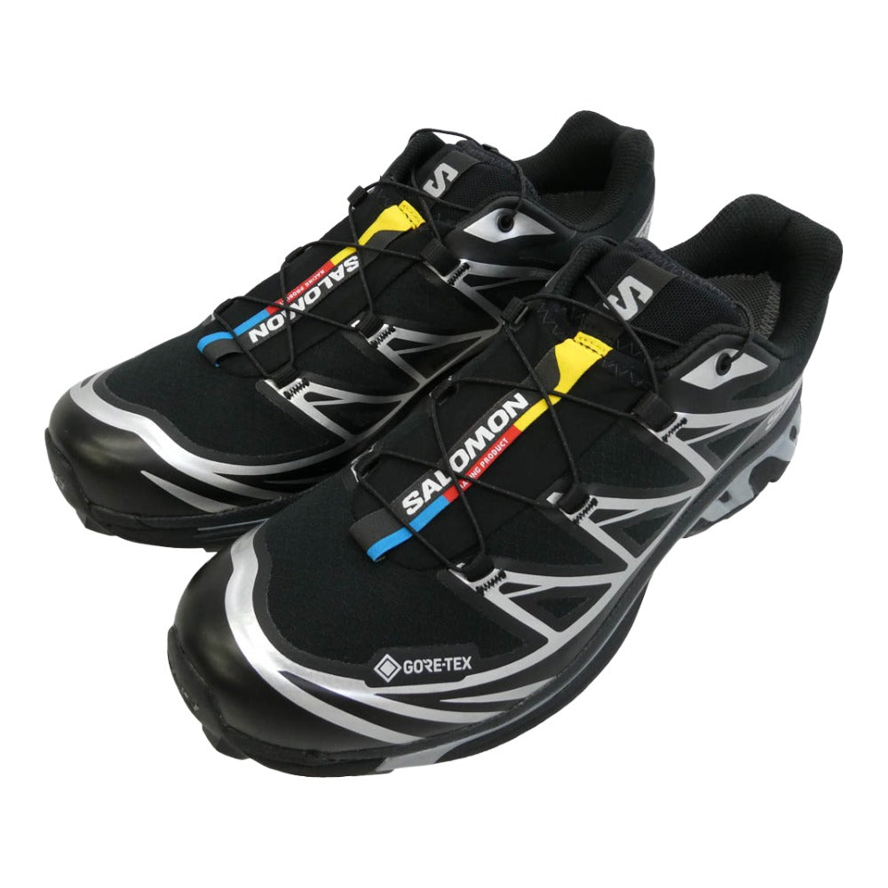 salomon サロモン 474506 XT-6 GTX ゴアテックス ローカットスニーカー ブラック系 26.5cm【新古品】【未使用】【中古】