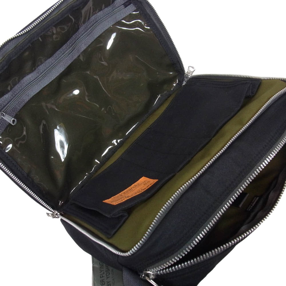 PORTER ポーター 863-17041 FLYING ACE SHOULDER BAG フライング エース ショルダー バッグ ブラック系【極上美品】【中古】