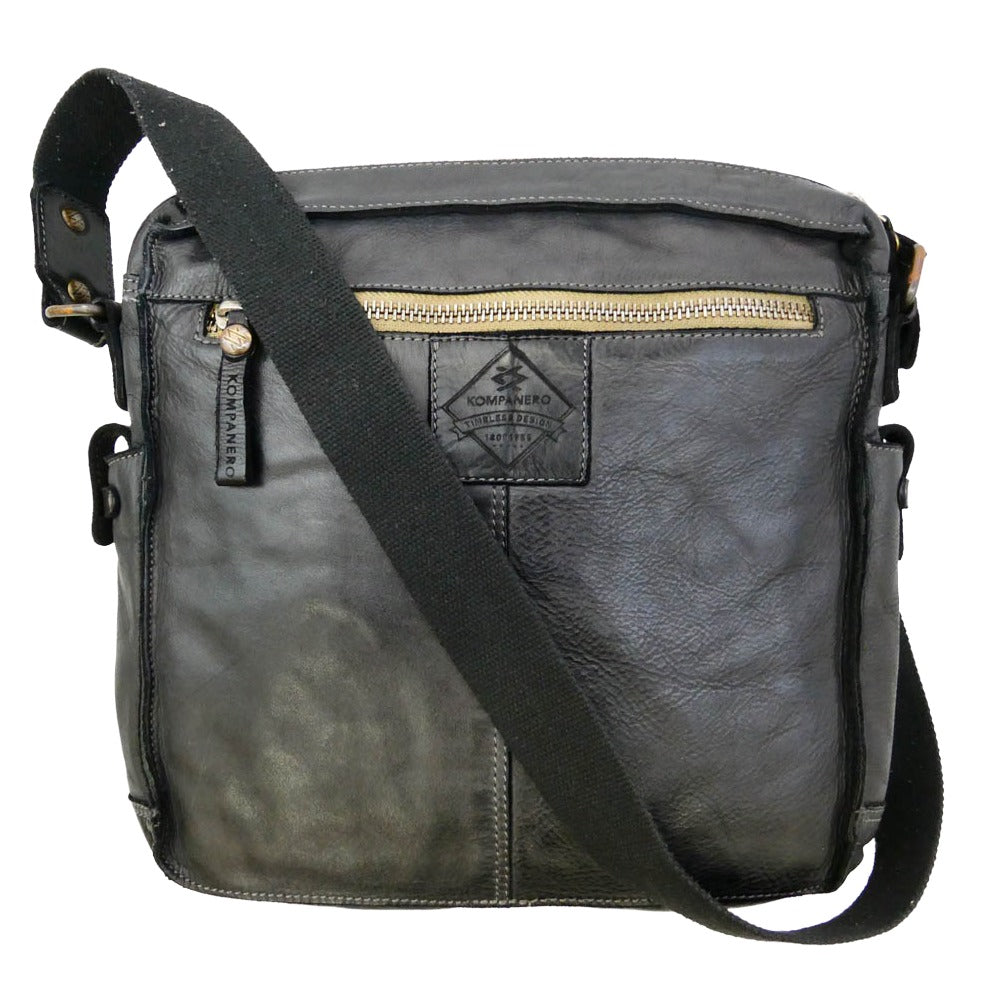 #REF! B5522 GENUINE LEATHER SHOULDER BAG 本革 レザー ショルダーバッグ ブラック系【中古】