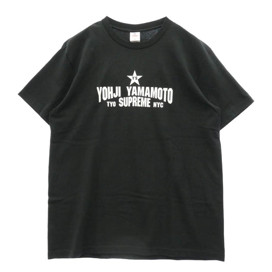 Supreme シュプリーム Y's Yohji Yamamoto ワイズ ヨウジヤマモト x Y's by Yohji Yamamoto ワイズバイヨウジヤマモト Star Tee スター プリント 半袖 Tシャツ ブラック系 M【中古】