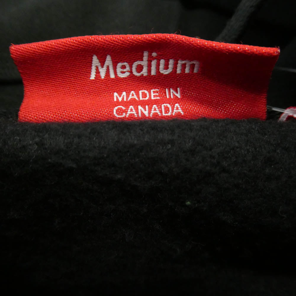 Supreme シュプリーム 24SS Spread Zip Up Hooded Sweatshirt スプレッド ジップアップ フーディー パーカー ブラック系 M【美品】【中古】