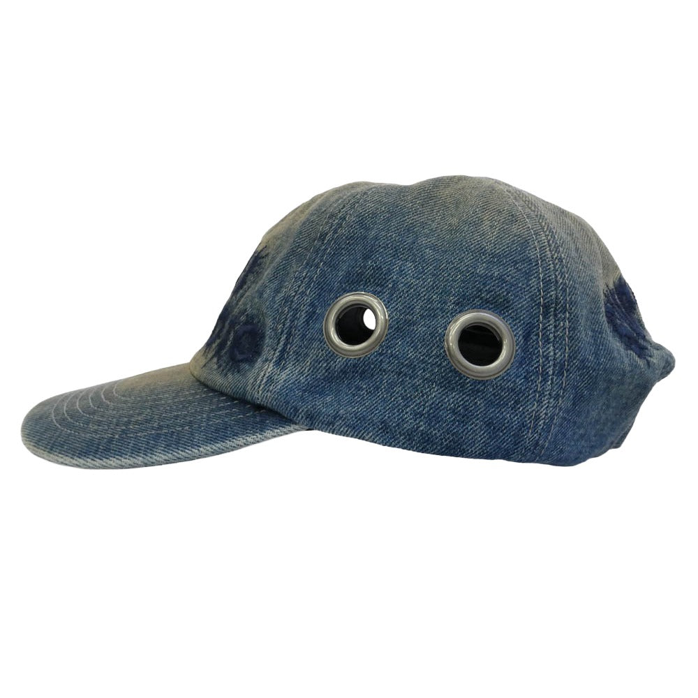 Supreme シュプリーム Yohji Yamamoto ヨウジヤマモト 25AW × Y's by Yohji Yamamoto Grommet 6-Panel Cap ワイズバイヨウジヤマモト グロメット 6 パネル デニム キャップ 帽子 インディゴブルー系【中古】