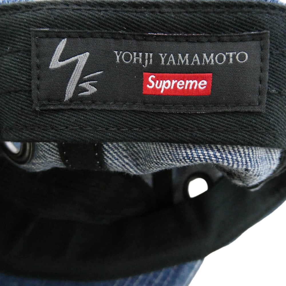 Supreme シュプリーム Yohji Yamamoto ヨウジヤマモト 25AW × Y's by Yohji Yamamoto Grommet 6-Panel Cap ワイズバイヨウジヤマモト グロメット 6 パネル デニム キャップ 帽子 インディゴブルー系【中古】