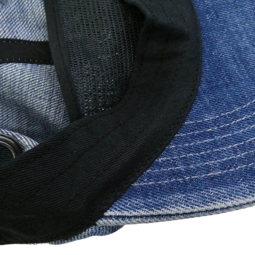 Supreme シュプリーム Yohji Yamamoto ヨウジヤマモト 25AW × Y's by Yohji Yamamoto Grommet 6-Panel Cap ワイズバイヨウジヤマモト グロメット 6 パネル デニム キャップ 帽子 インディゴブルー系【中古】