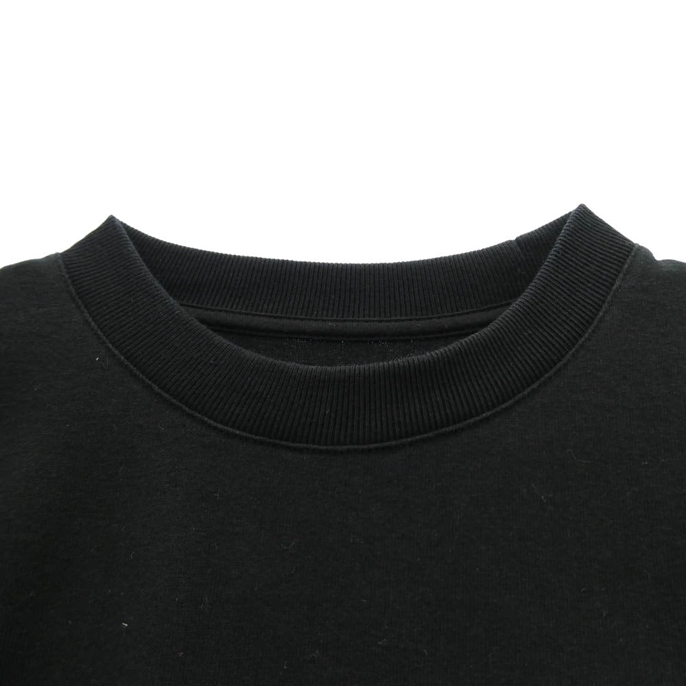 JIL SANDER ジルサンダー 24AW J21GC0168 J20243 フロントロゴプリント オーバーサイズ Tシャツ 半袖 カットソー ブラック系 S【中古】