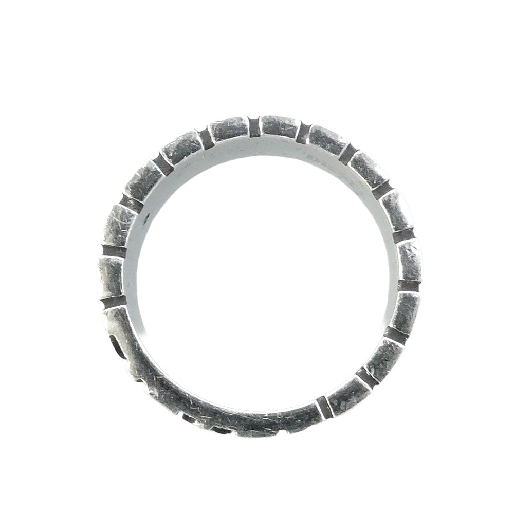 DIESEL ディーゼル ロゴ リング シルバー系 10(約22号)【中古】