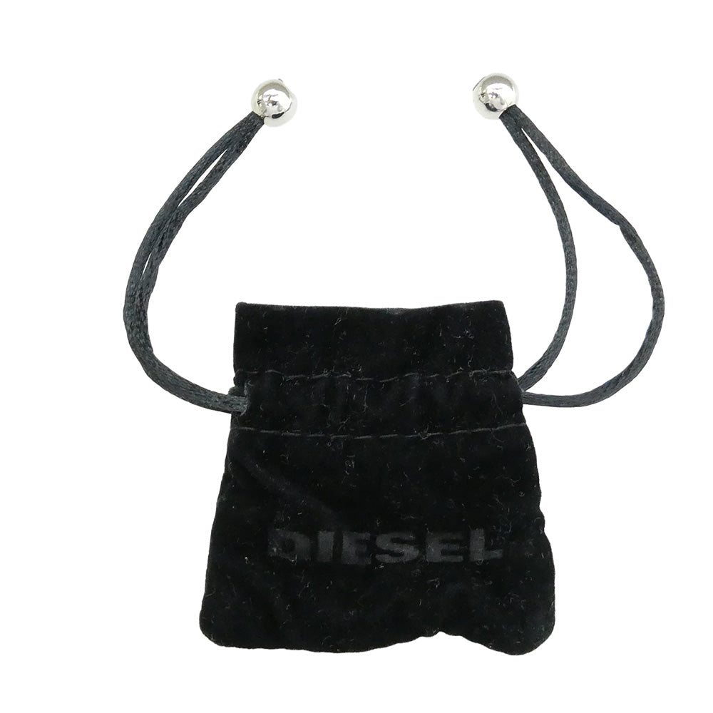 DIESEL ディーゼル ロゴ リング シルバー系 10(約22号)【中古】