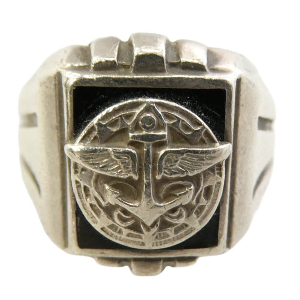 ヴィンテージ U.S NAVY NAVAL AVIATION ミリタリー リング 10(14号)【中古】