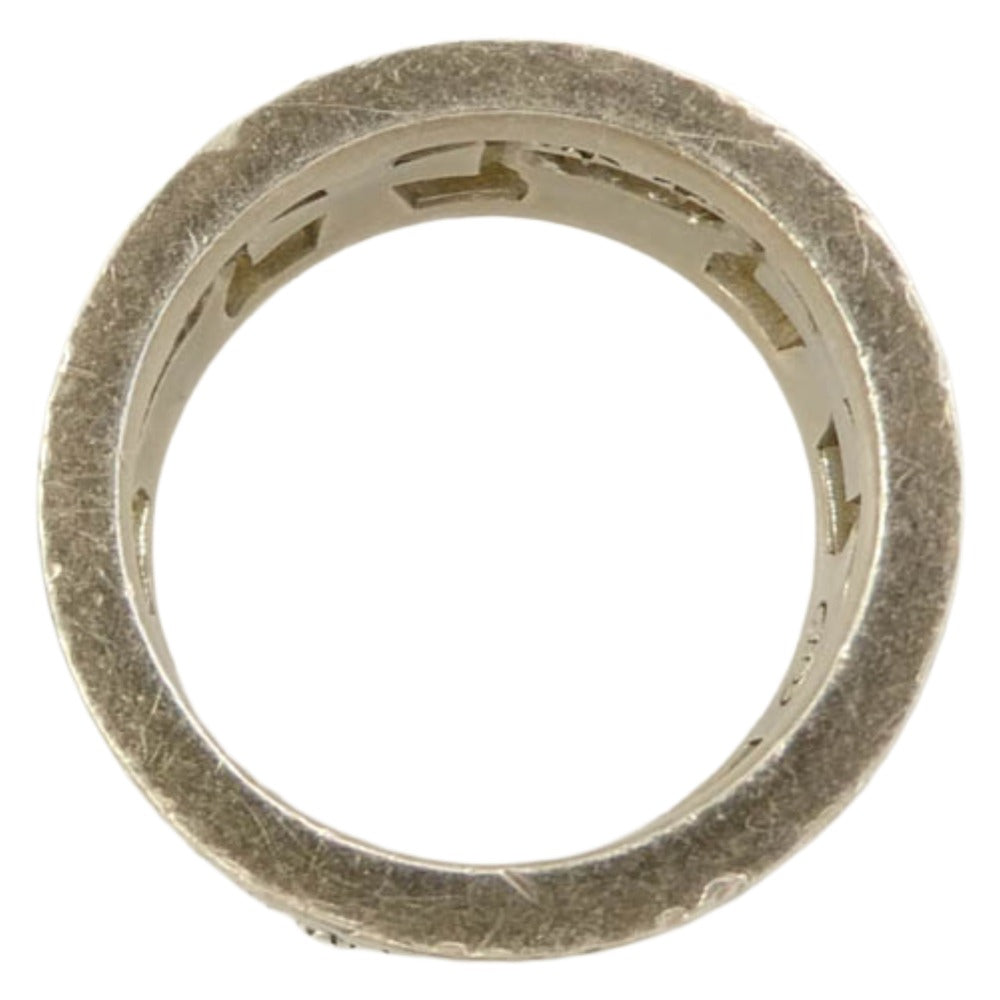 Justin Davis ジャスティンデイビス SRJ175 MEDIEVAL WEDDING BAND メディバル ウェディング バンド リング シルバー系 24号【中古】