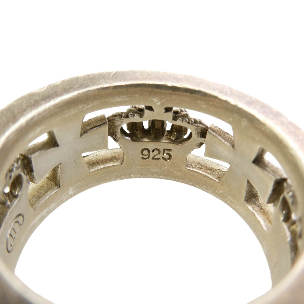 Justin Davis ジャスティンデイビス SRJ175 MEDIEVAL WEDDING BAND メディバル ウェディング バンド リング シルバー系 24号【中古】